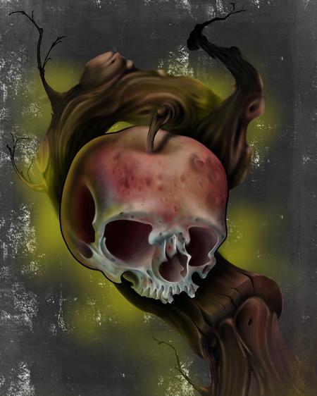 Tattoos - Apple skull  - 117770