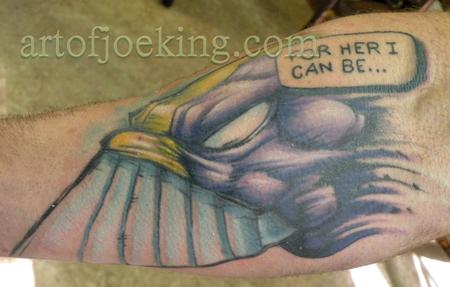 The Art of Joe King - The Maxx tattoo