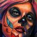 Tattoos - Day of the Dead Girl Tattoo - 59083