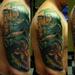 Tattoos - wolf coverup - 63442