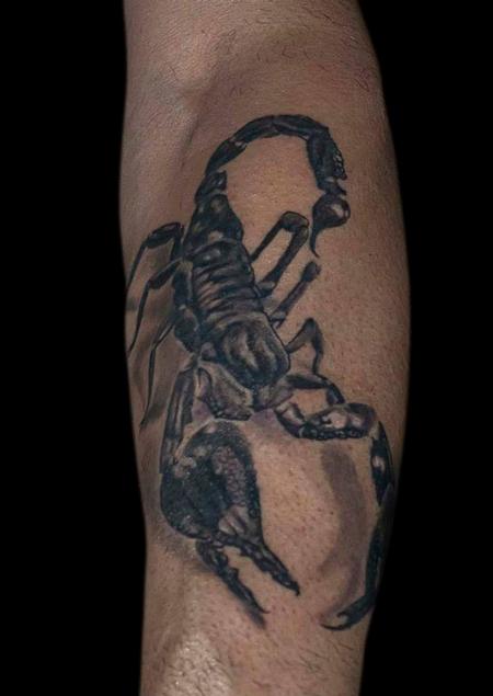  Guest artist Marco Ferrari  - Tatuaggio Scorpione, scorpion tattoo