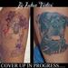 Tattoos - Cover up Tattoo in progress con ritratto cane rottweiler - 84065