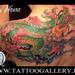 Tattoos - Tattoo dragone verde, green dragon tattoo - 92050