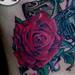 Tattoos - Tattoo gun and rose  - 93216