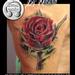 Tattoos - Tatuaggio rosa rossa, red rose tattoo  - 89106