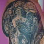 Tattoos - half sleeve angel - 106220