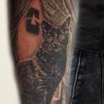 Tattoos - cat - 111536