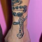 Tattoos - potrait wih rosary - 108155