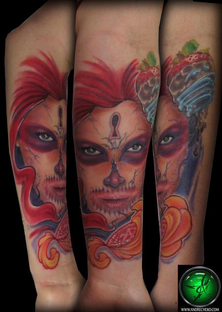 Andre Cheko - Day of the dead sweet tattoo