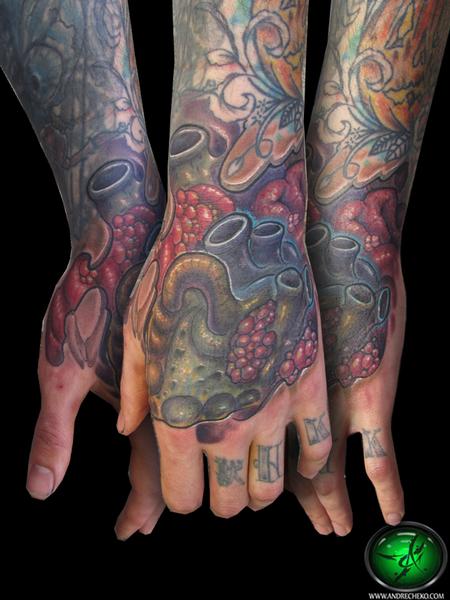 Tattoos - Heart hand tattoo - 69441