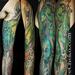 Tattoos - The Glowing Dead sleeve tattoo - 69395