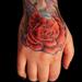 Tattoos - Rose Hand tattoo - 69389