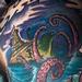 Tattoos - Nautical sea creature color half sleeve - 76036