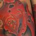 Tattoos - rose color arm tattoo - 76038
