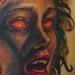 Tattoos - Girl zombie attack color tattoo - 75197