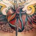 Tattoos - heart wings dagger collaborative - 47563