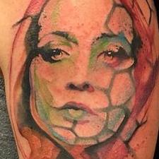 Tattoos - Fiona Apple Abstract Portrait - 111974