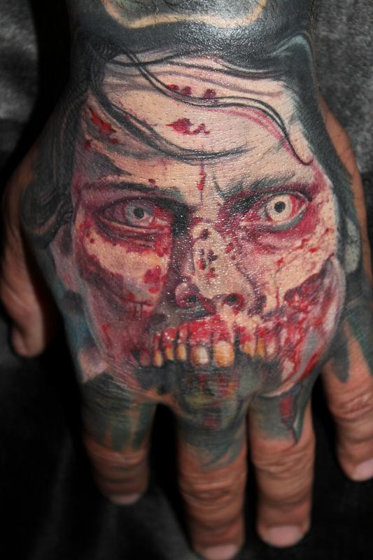 A Minds Eye Tattoo : Tattoos : Tony Adamson : Zombie