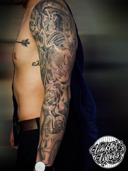 Tattoos - Family First ,Familia,Soldier ,Father and Son  - 109186