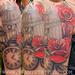 Tattoos - Bird cage and roses - 85972