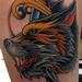 Tattoos - wolf and dagger - 67687