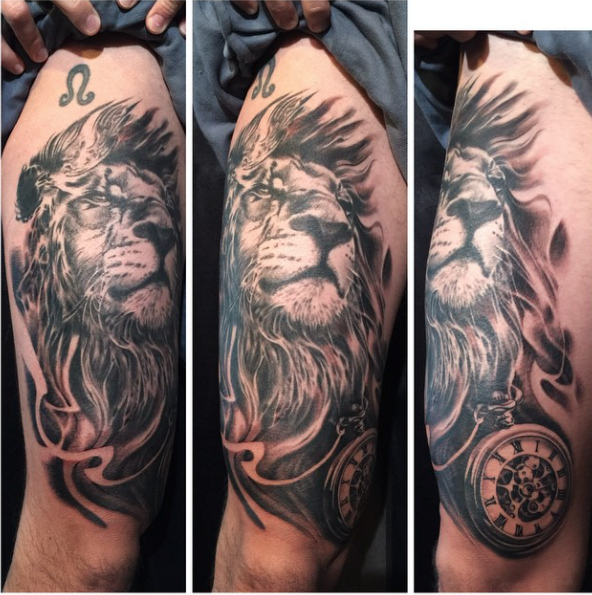 Venetian Tattoo Gathering : Tattoos : Dan Marshall : Lion