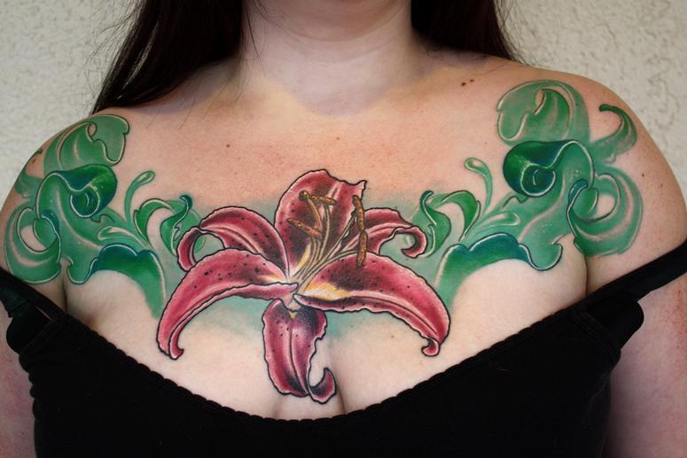 Ty McEwen - lilly tattoo