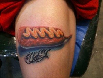 Ty McEwen - Corn dog tattoo