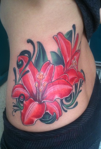 Ty McEwen - lilly tattoo