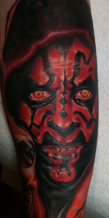 Ty McEwen - darth maul tattoo