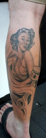 Ty McEwen - pinup girl tattoo