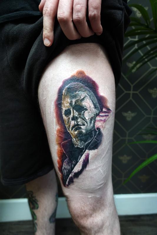 Michael Myers Wrist Tattoo