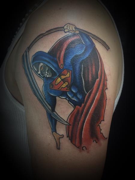 Tattoos - Super man reaper - 127404