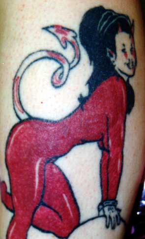 Really bad tattoo - Devil Woman