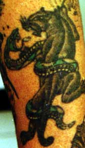 Bad Tattoos - Panther and snake