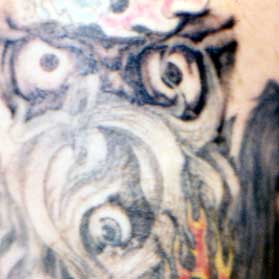 Bad Tattoos - Creepy Skull