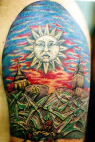 Really bad tattoo - Sun