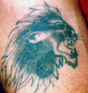 Really bad tattoo - Lion