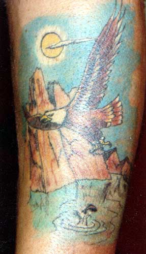 Really bad tattoo - Eagle