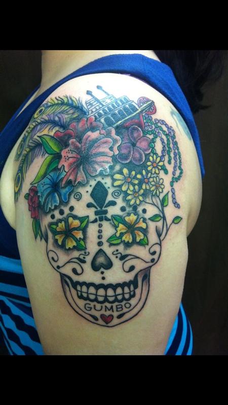 Bad Tattoos - Mississippi Sugar Skull