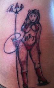 Bad Tattoos - Demonic Prostitute.