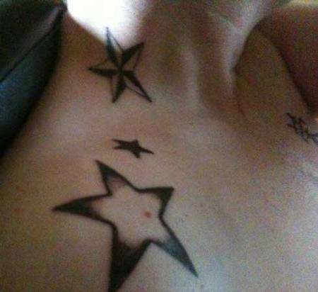 Bad Tattoos - stars tattoo