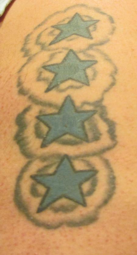 Bad Tattoos - stars tattoo