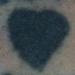 Tattoos - black heart tattoo - 54976