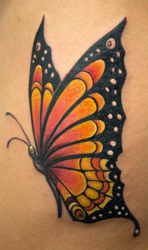 Butterfly by Sharon Lynn by Samuel Molano: TattooNOW