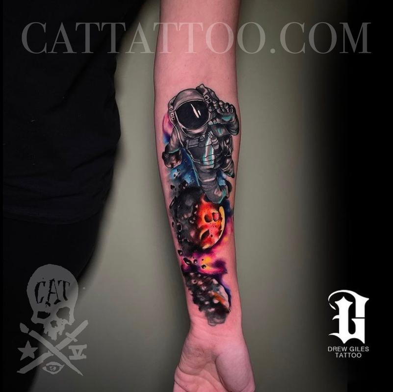Outer Soace Cover up By Drew Giles TattooNOW