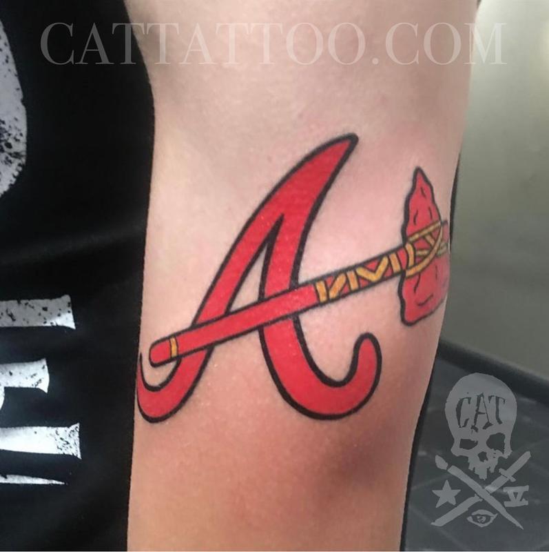 Latest Atlanta braves Tattoos