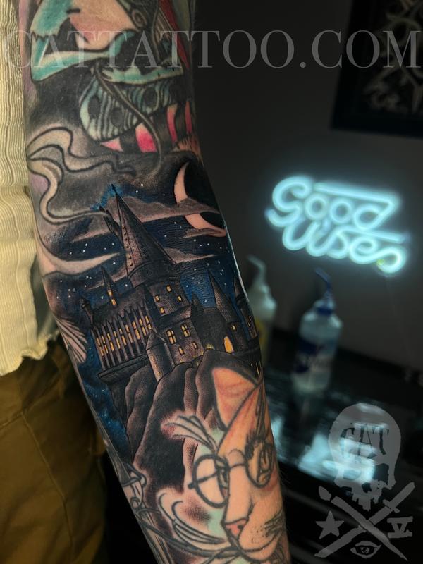 Hogwarts By Matt Folse Tattoonow