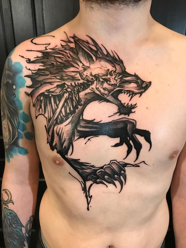 Wolfman by Chuck Day TattooNOW