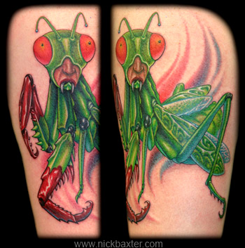 Tattoos - Humanoid Killer Mantis - 5801